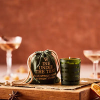 Rewined Wine Under the Tree Candle with Gift Bag - 2.5oz