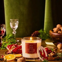 Rewined Poinsettia Candle - 6oz