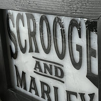 Scrooge & Marley Lighted Sign