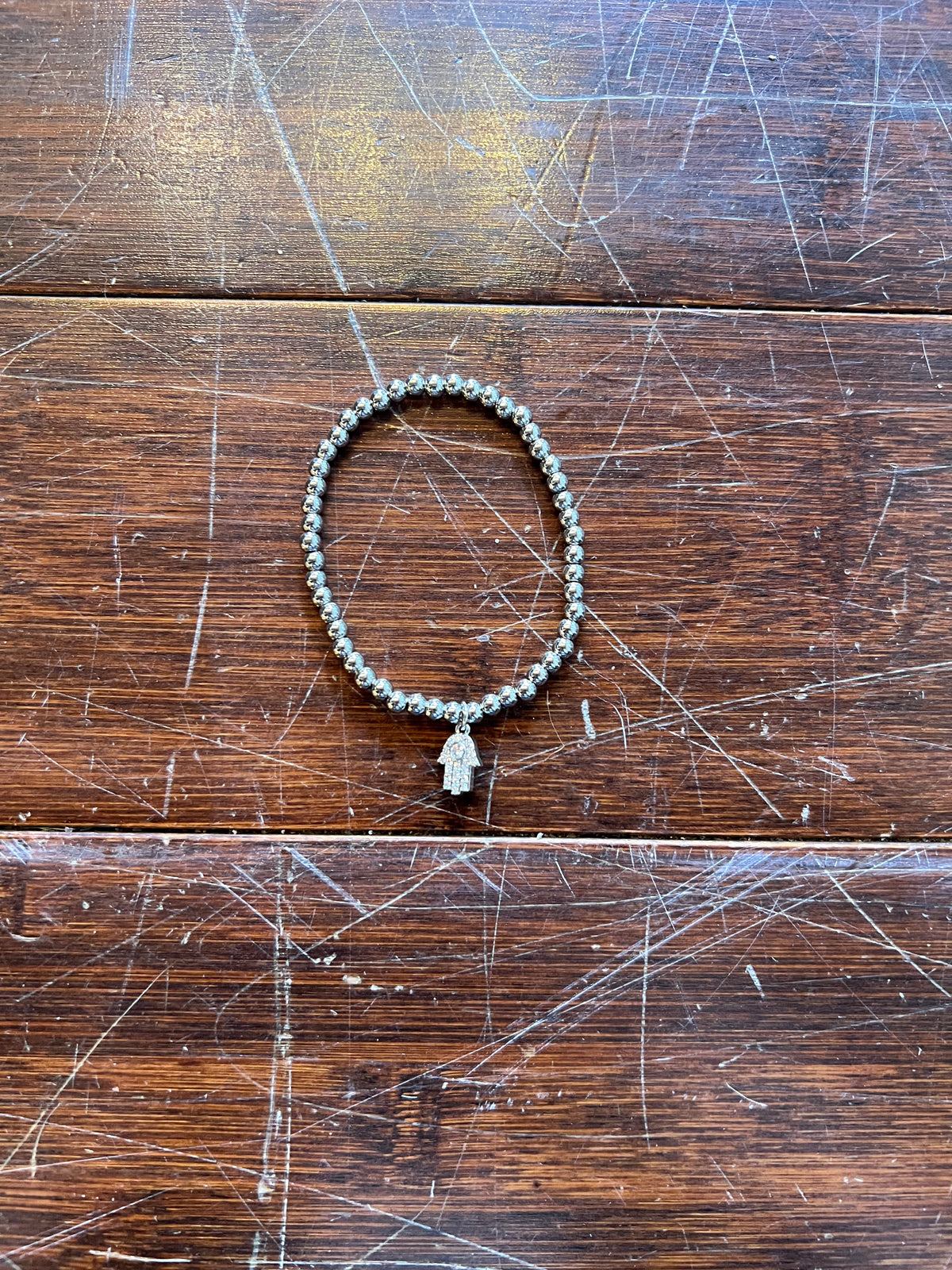 Daily Candy Hamsa Beaded Bracelet