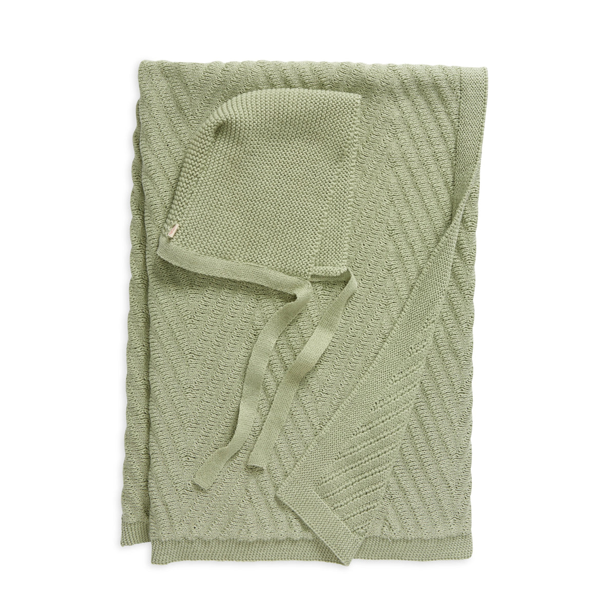 Pink Lemonade Panache Infant Blanket & Bonnet Set