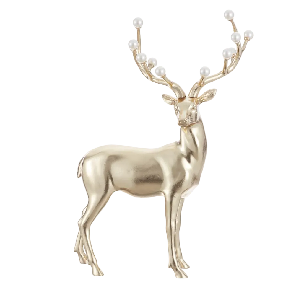 19.5" Pearl Reindeer Standing