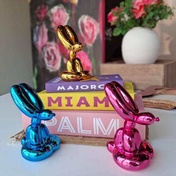 Miniature Resin Balloon Dog Statue