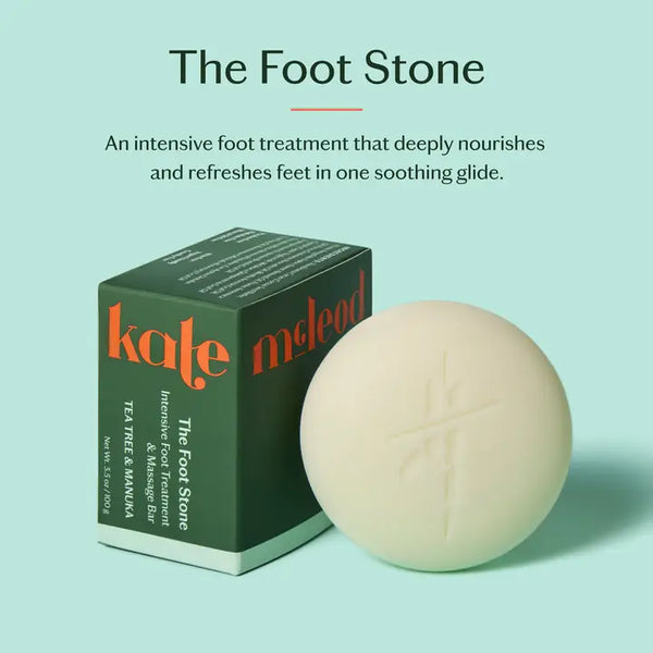 The Foot Stone | Solid Foot Moisturizer| Kate McLeod