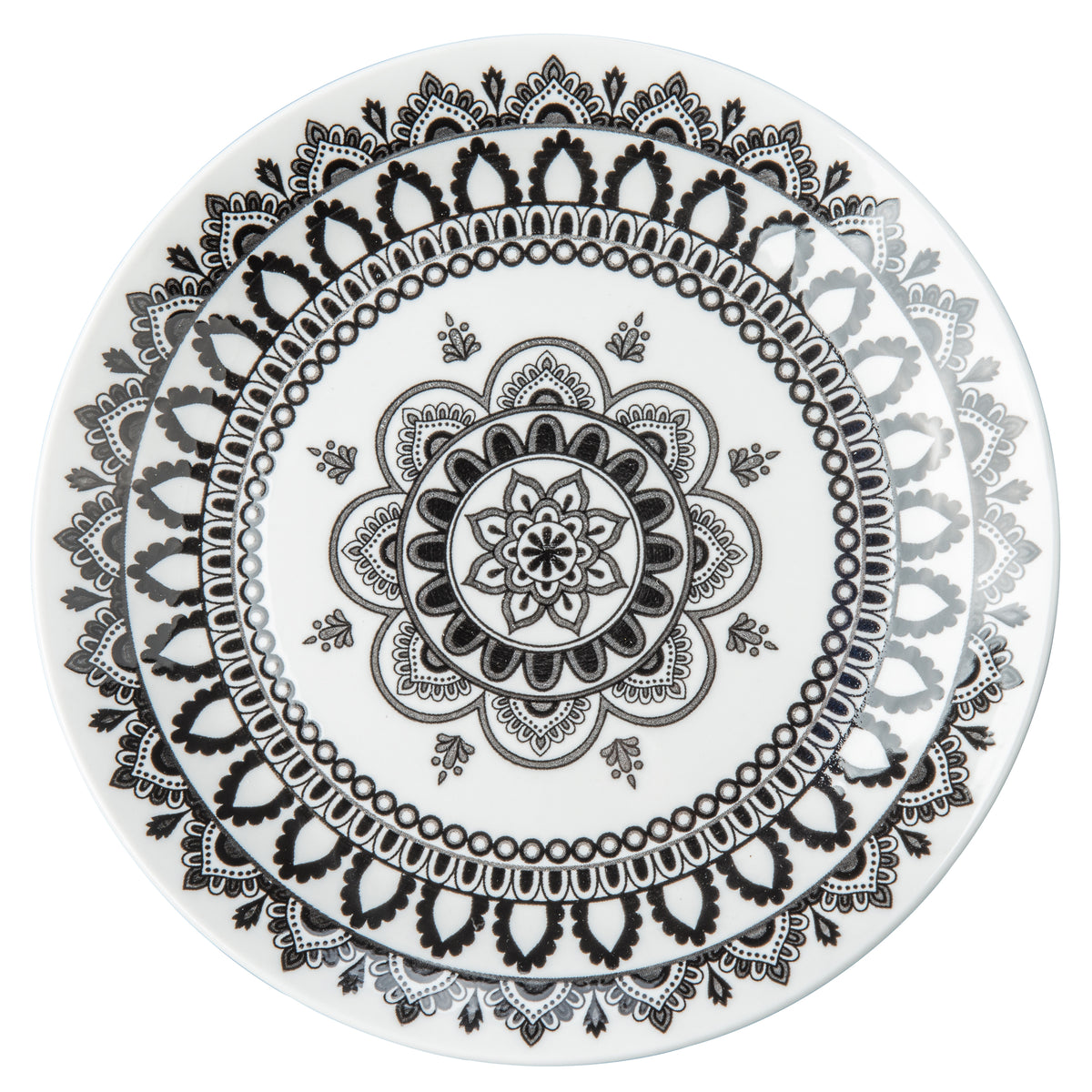 Cordon Bleu Arabesque Salad Plate S/4 - Onyx