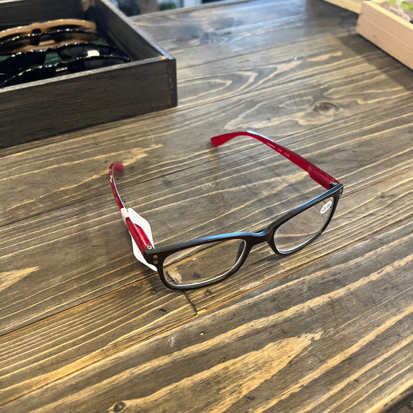 Peepers Reading Glasses- Wildwood- Brown/Red +3.25