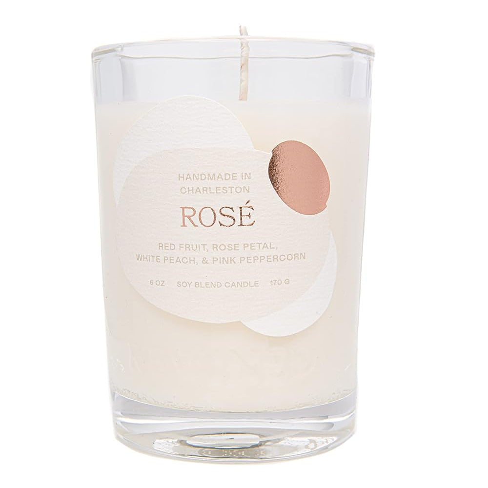 Rewined Sparkling Rosé Wine Candle - 6oz