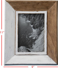 Wooden Photo Frame 5x7 White/Natural