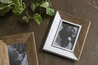 Wooden Photo Frame 5x7 White/Natural