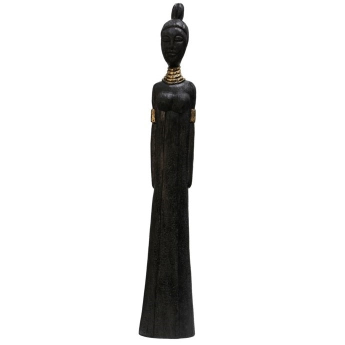 Tall Lady Wooden Statue 2