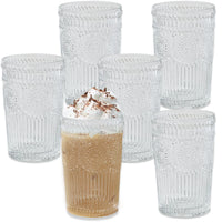 Vintage Textured Embossed Glass
