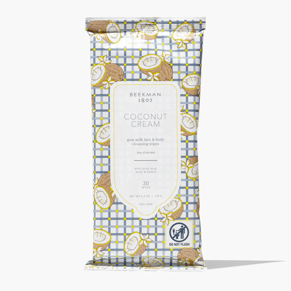 Beekman 1802 Coconut Cream Facial Cleansing Wipes