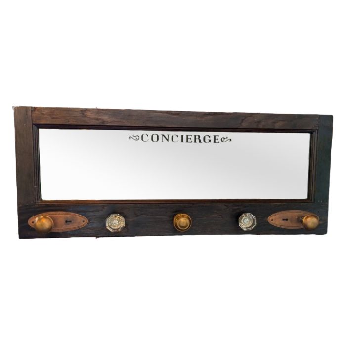 Doorknob Mirrored Rack