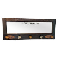 Doorknob Mirrored Rack