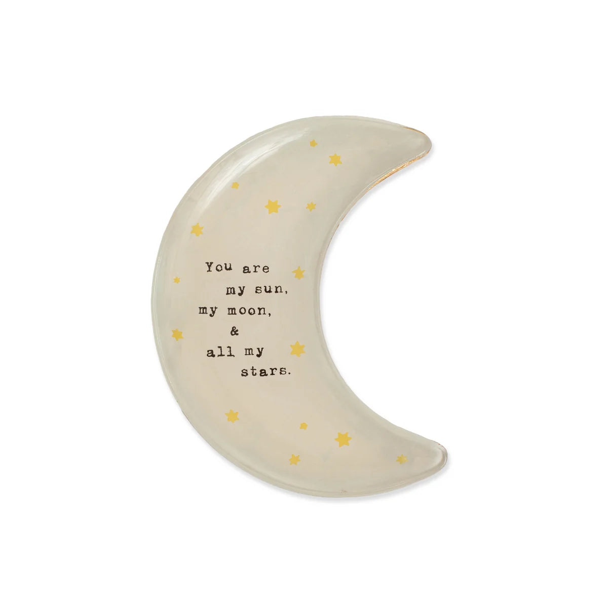 Small Moon Decoupage Plate - 3 Styles