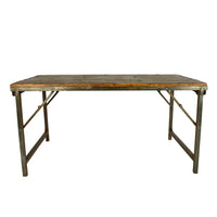 Reclaimed Wood Adjustable Festival Table