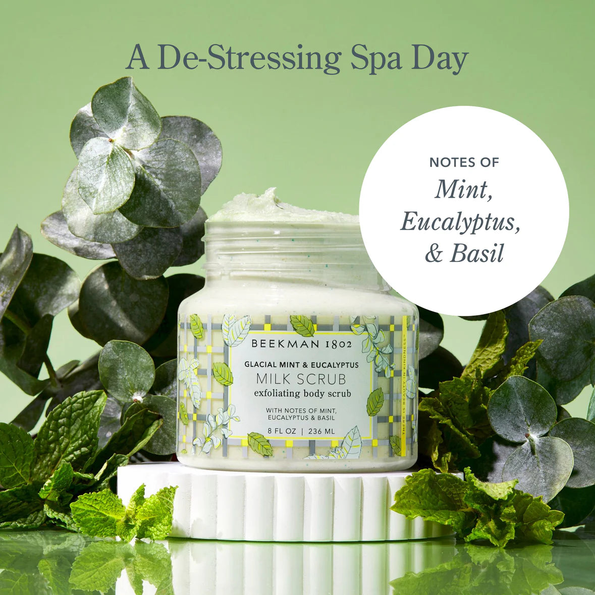 Beekman 1802 Mint & Eucalyptus Milk Scrub