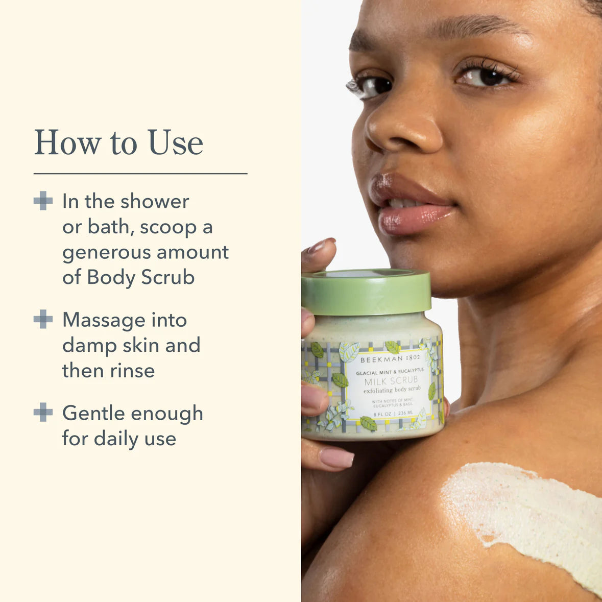 Beekman 1802 Mint & Eucalyptus Milk Scrub