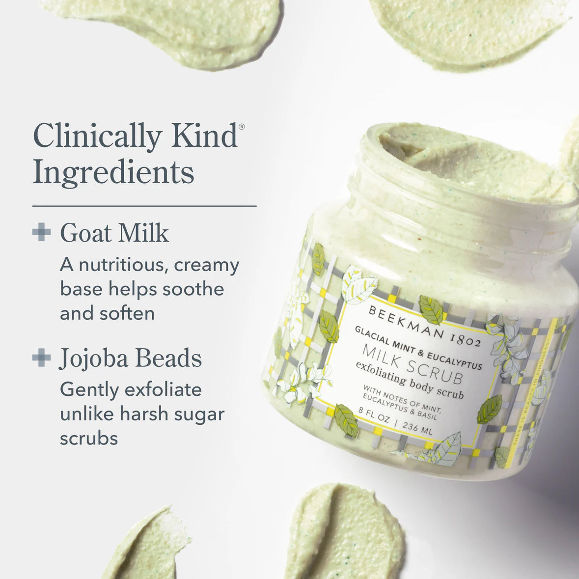 Beekman 1802 Mint & Eucalyptus Milk Scrub