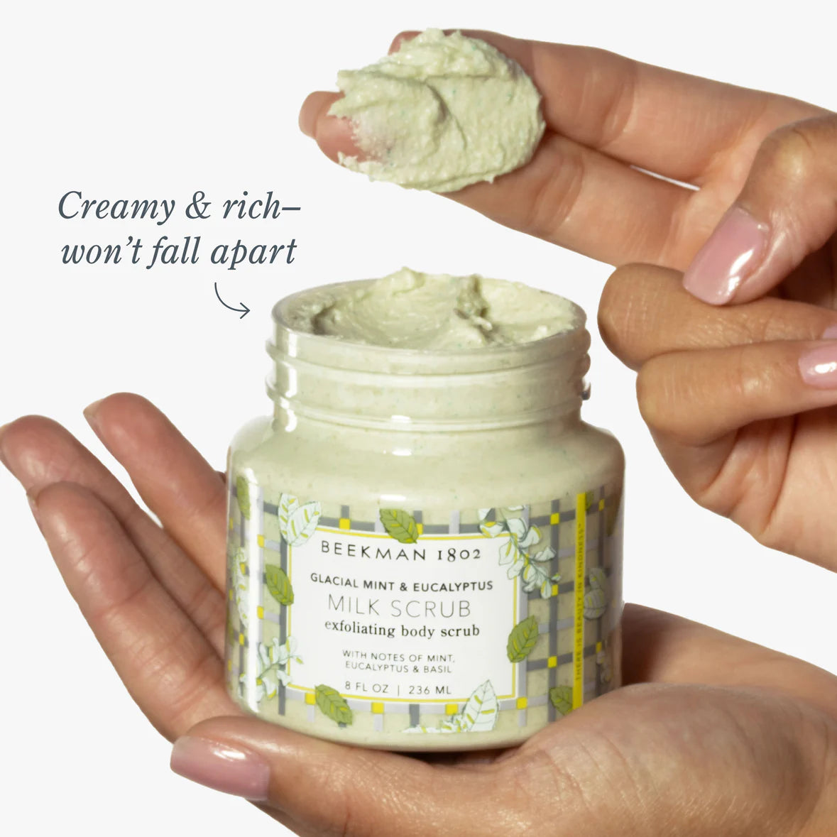 Beekman 1802 Mint & Eucalyptus Milk Scrub