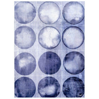 Circles of Blue I Rug - 8 x 10