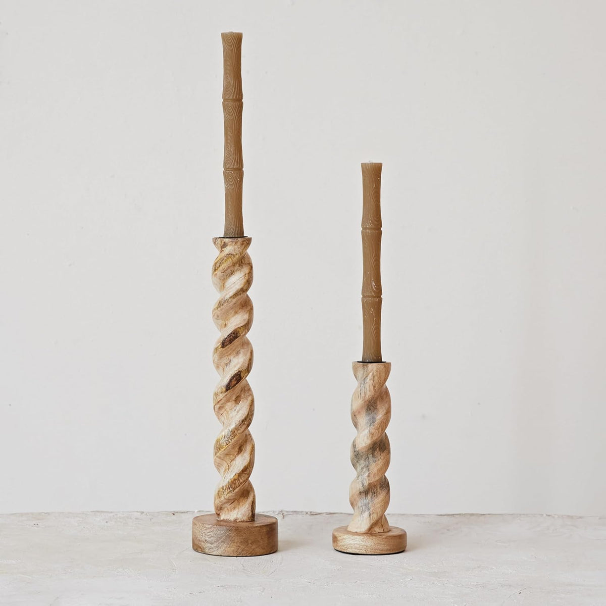 Twisted Taper Candle Holder
