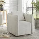 Corben Swivel Chair- White