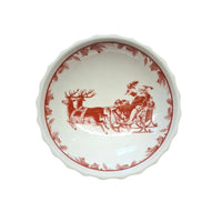 Yuletide Stoneware Compote
