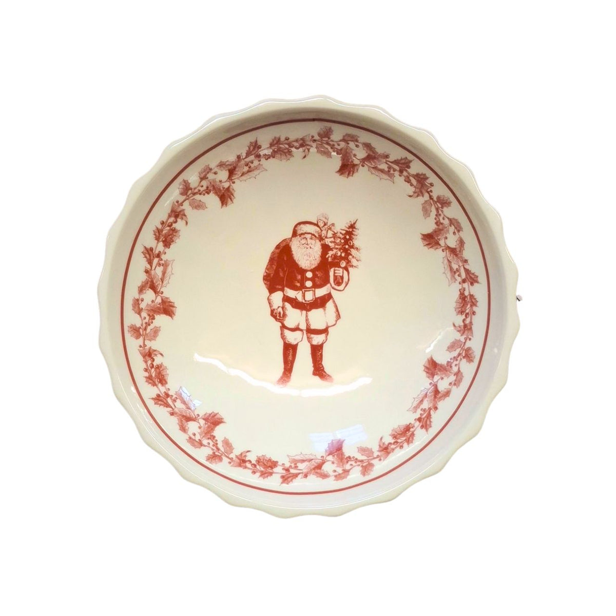 Yuletide Stoneware Compote