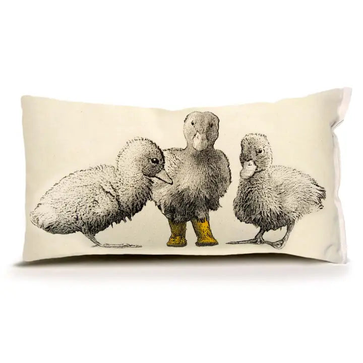 Eric & Christopher 3 Ducks Lumbar Throw Pillow