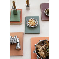 Chrome Stoneware Binoculars