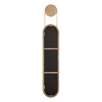 Antique Brass Oval Wall Mirror | Danya B.