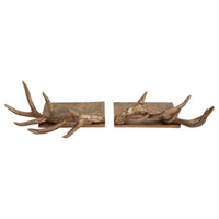 Bronze Antler Stocking Holders (Set of 2)