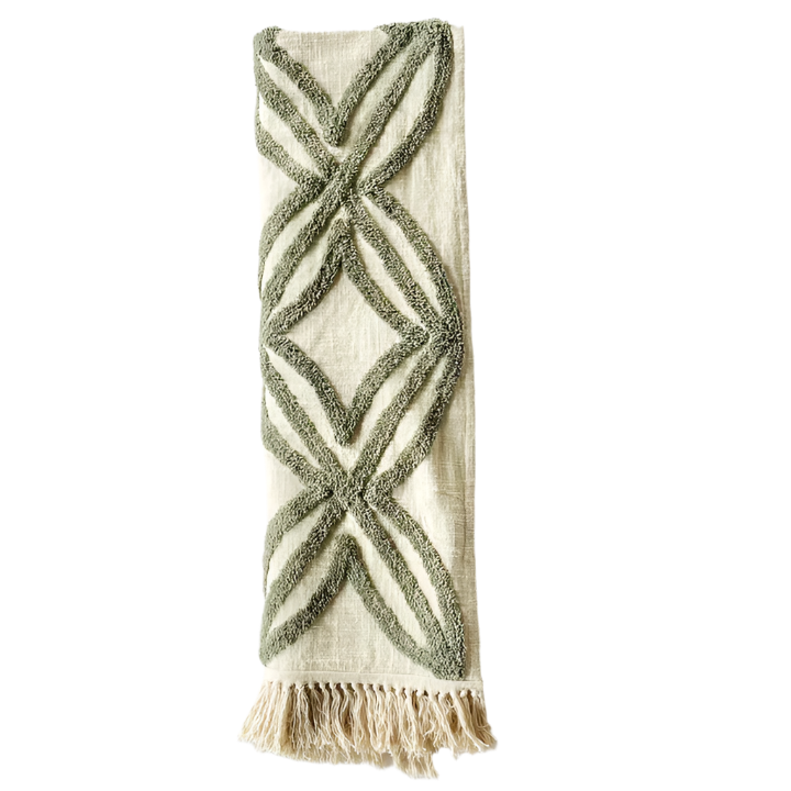 Patina Vie Artemesia Diamond Tufted Throw Blanket