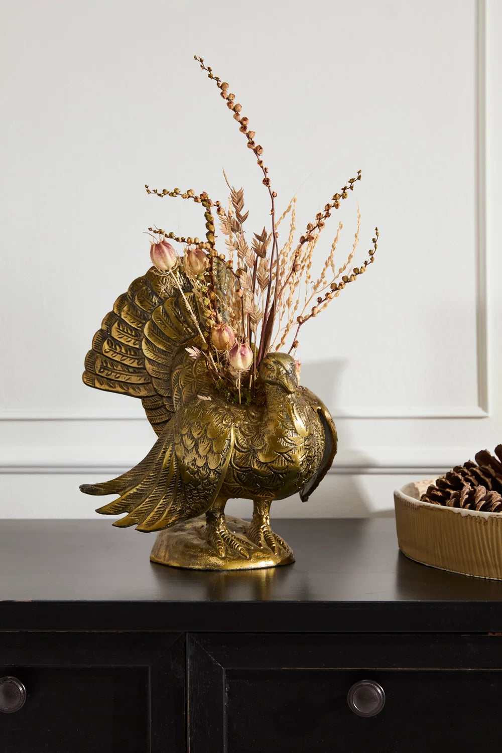 Autumn Turkey Vase