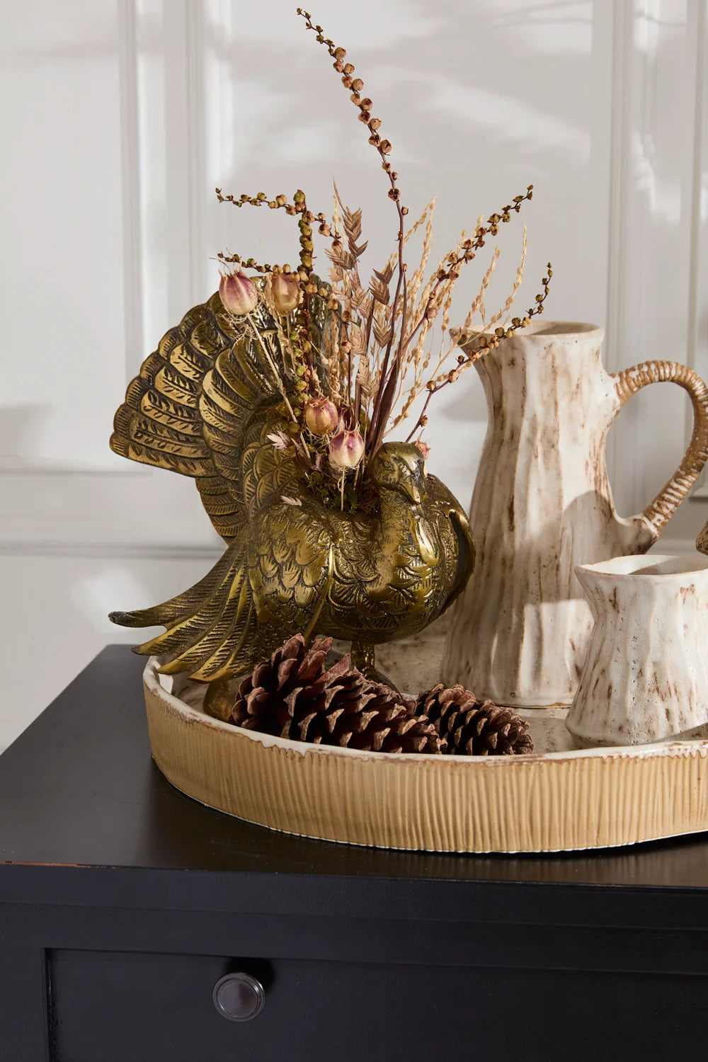 Autumn Turkey Vase
