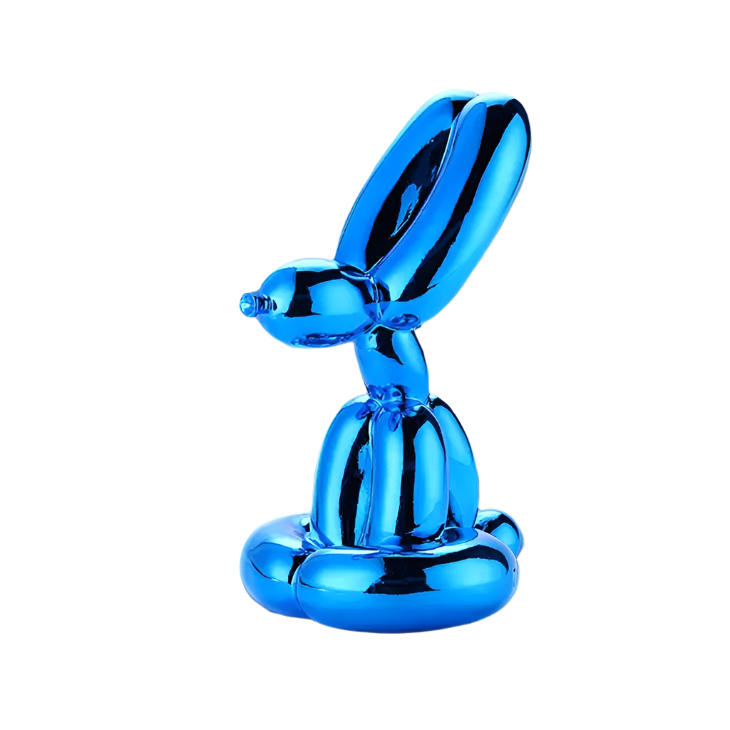 Miniature Resin Balloon Dog Statue