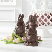 Polyresin Chocolate Mold Bunnies w/ Hats