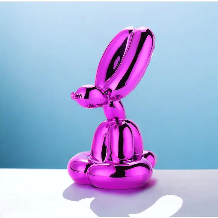 Miniature Resin Balloon Dog Statue