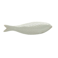 Sculpted Stoneware Fish Decor