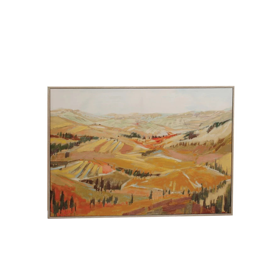 Framed Landscape Canvas Wall Art