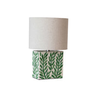 Mother of Pearl Botanical Table Lamp