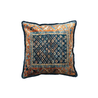 Vintage Inspired Cotton Velvet Throw Pillow