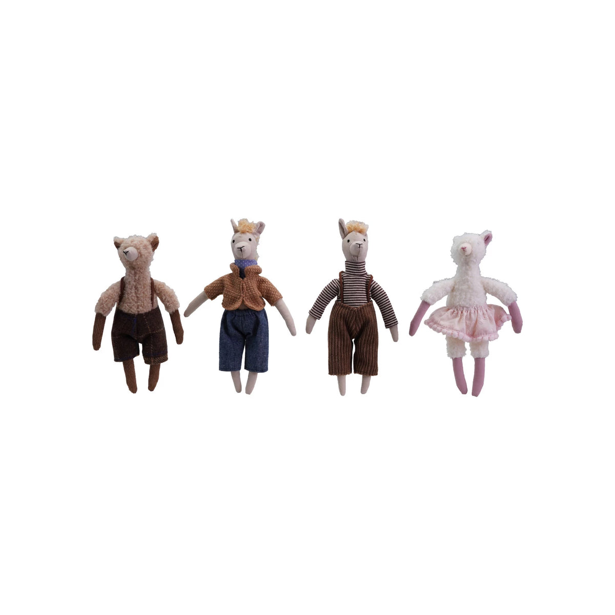 Llama in Clothes Plushie - 7 1/2"