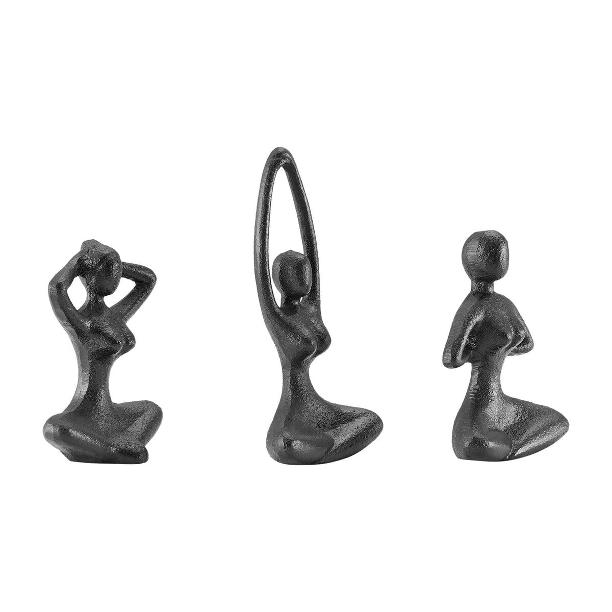 Peaceful Female Yoga Tabletop Figures (Set of 3 Poses) | Danya B.