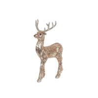 Festive Fiber Blend 2 Standing Deer - Gold