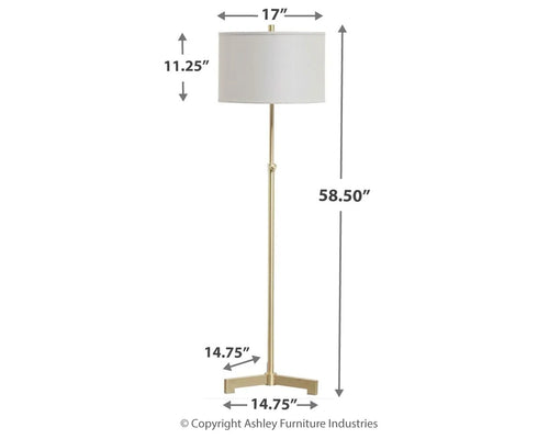 Gold Laurinda Floor Lamp
