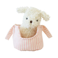 Marshmallow the Puppy in Carrier | Alimrose
