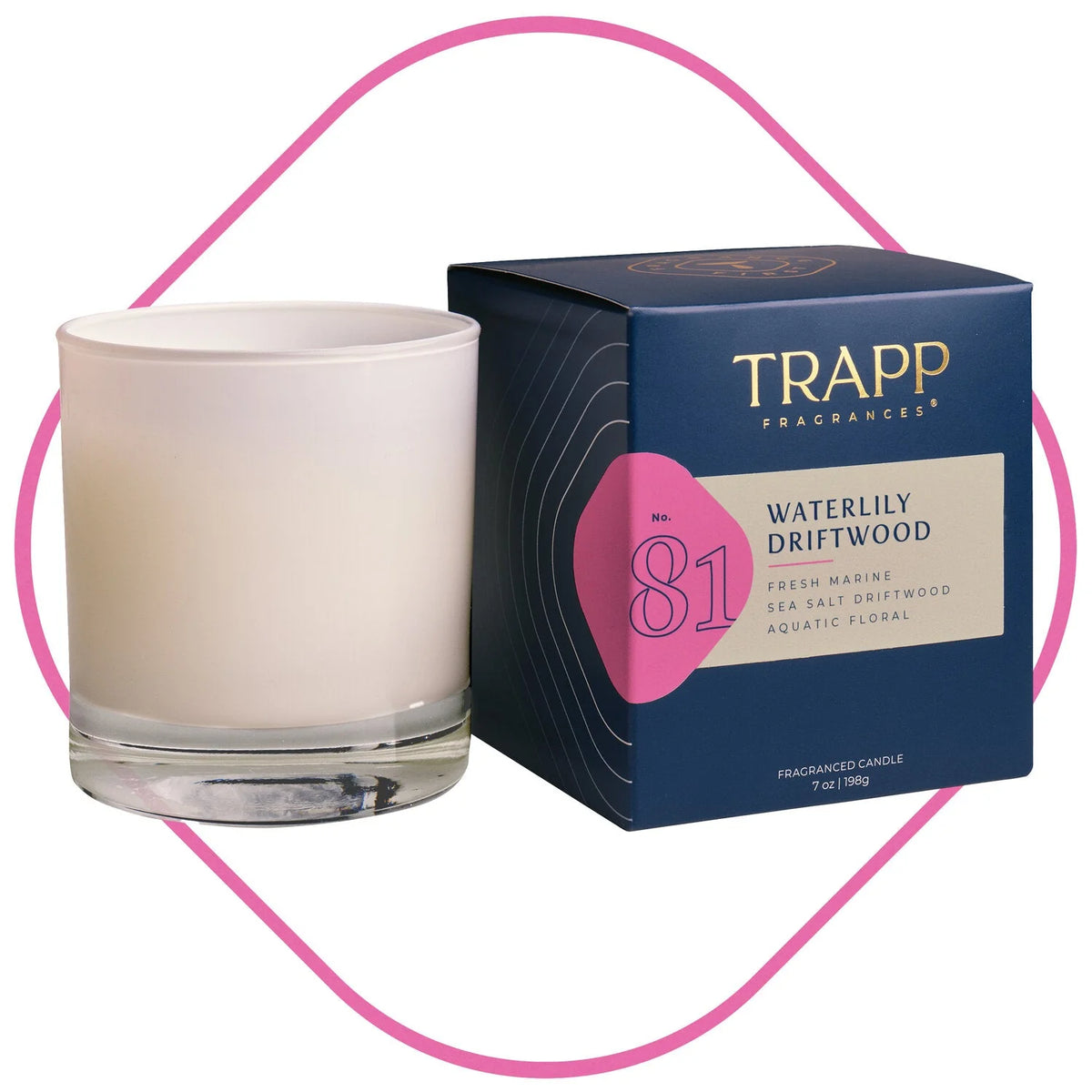 No. 81 Waterlily Driftwood 7 oz. Candle | Trapp Fragrances