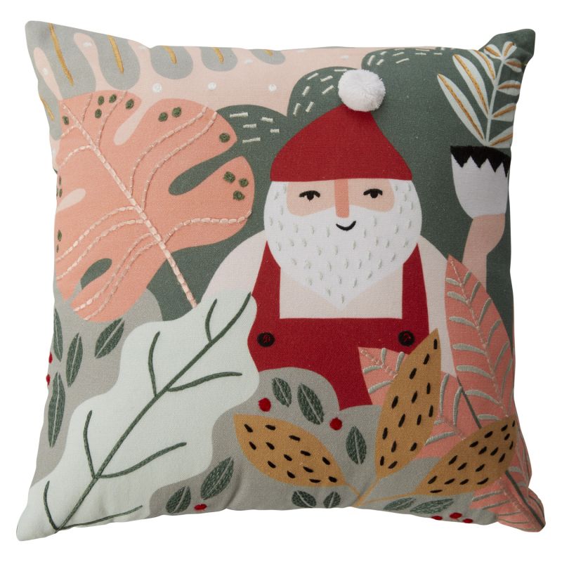 Proud Plant Santa Throw Pillow- 16"